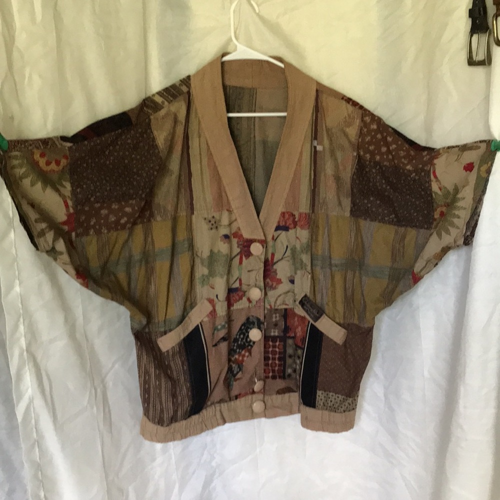Vintage 90’s Cheong Woo Fashion designer kimono jacket one size